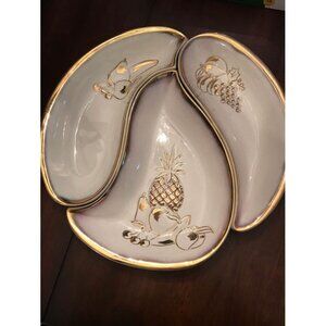 Vintage MCM HOENIG of California Three Piece Nesting Serving Platter | Charcuter
